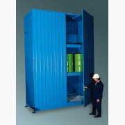 Wasserschutzfachcontainer 3 Ebenen - Breite 3,13 m, Tiefe 1,45 m